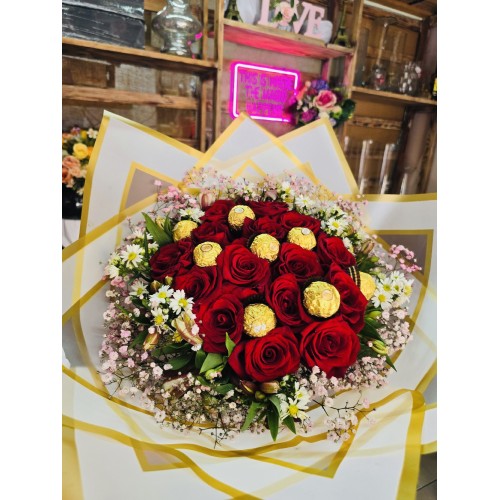 Red roses and chocolates