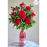 Ramo botella decorada